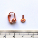 PEM-931S/B Náušnicová mechanika-klip, 16,5x8,5mm