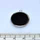 0087100 Lůžko- ovál 25x18mm+očko,